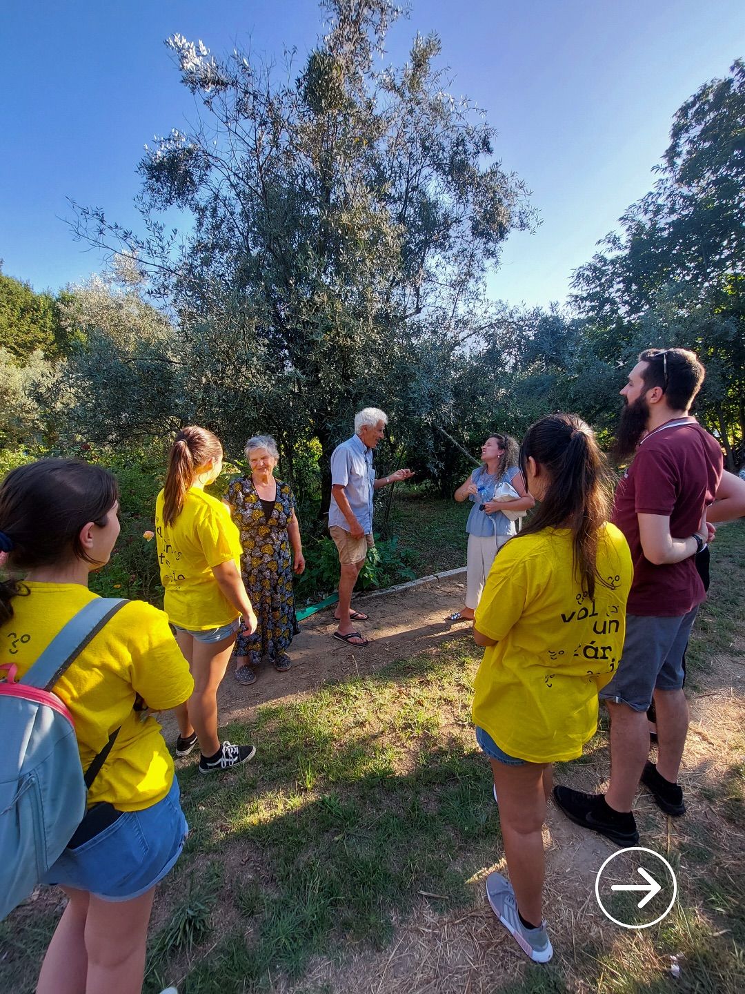 Voluntários da VO.U. em ação